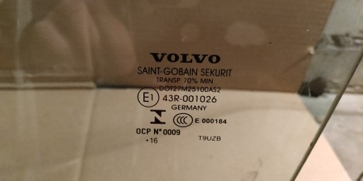 Zdjęcie oferty: Szyba drzwi przednich Volvo XC90 II 