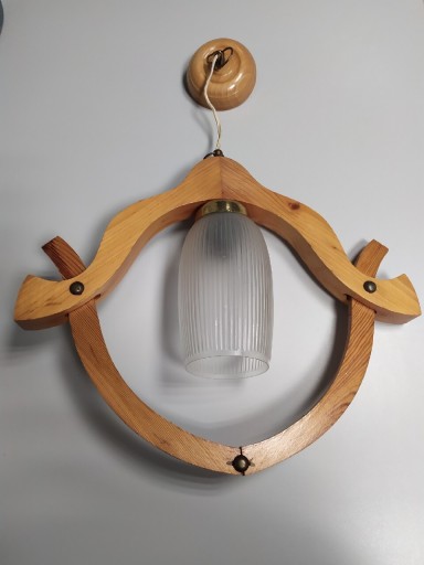 Zdjęcie oferty: Lampa wisząca retro vintage PRL 