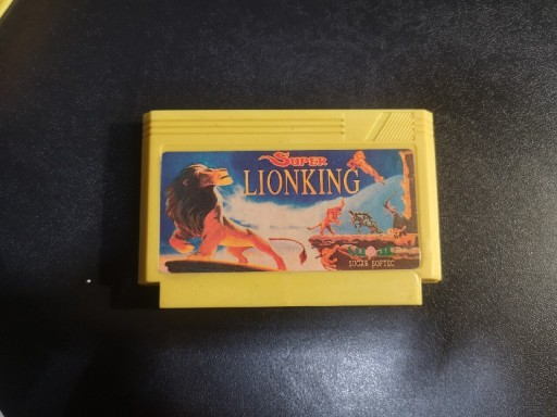 Zdjęcie oferty: Cartridge Lion King Nintendo Pegasus Kartridż Nes 