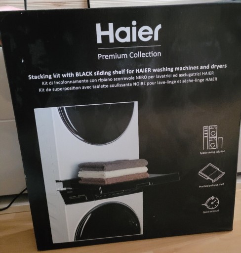 Zdjęcie oferty: Łącznik do pralki Haier. Biało - czarny