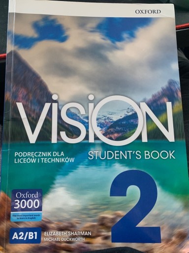 Zdjęcie oferty: podręcznik do szkoly średniej j. angielski Vision