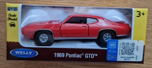 Zdjęcie oferty: Welly Model Metalowy 1969 Pontiac GTO