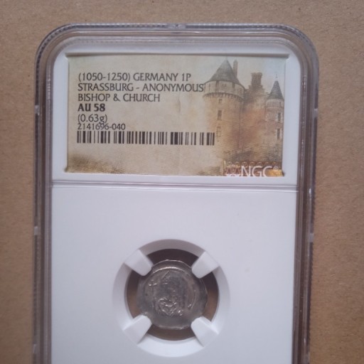 Zdjęcie oferty: GERMANY 1P STRASSBURG - ANONYMOUS BISHOP & CHURCH