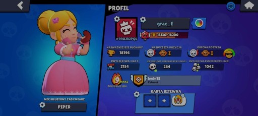 Zdjęcie oferty: 26. Konto Brawl Stars 18k | 50 Postaci | 29 Skinów