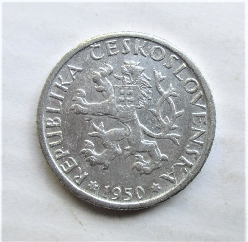 Zdjęcie oferty: 1 Korona 1950 r.  Czechosłowacja