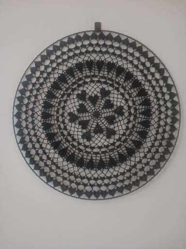 Zdjęcie oferty: Mandala rozeta na szydełku łapacz snów boho 50 cm