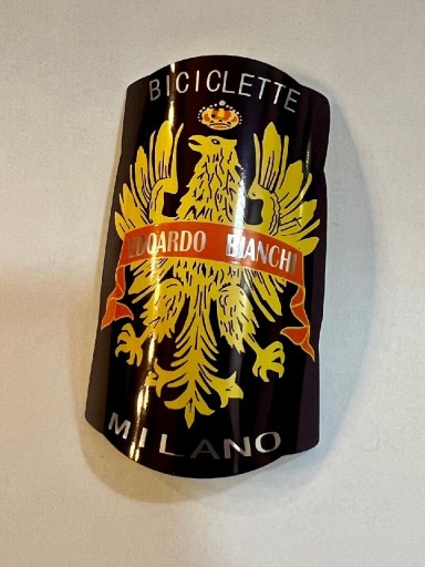 Zdjęcie oferty: Logo znaczek emblemat Bianchi czarny 