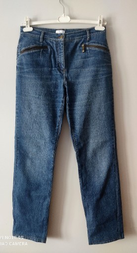 Zdjęcie oferty: jeansy z prostymi szerszymi nogawkami r.38/40