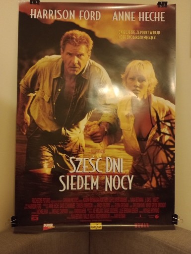 Zdjęcie oferty: Sześć dni siedem nocy Plakat kinowy 1998