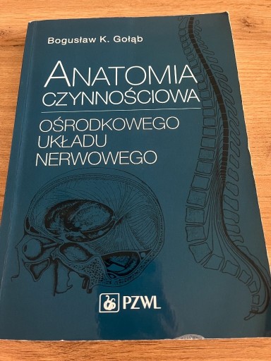 Zdjęcie oferty: Anatomia Czynnościowa OUN gołąb