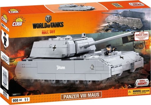 Zdjęcie oferty: Klocki COBI Small Army Panzer VIII MAUS 3024