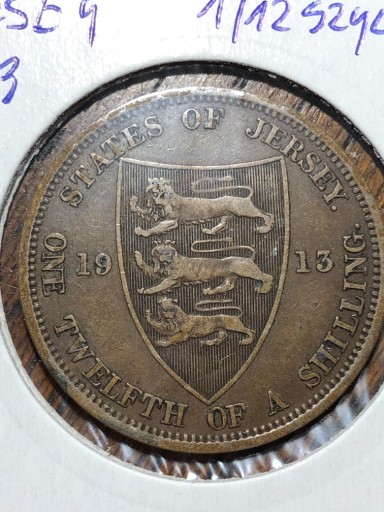 Zdjęcie oferty: Jersey 1/12 Szylinga 1913