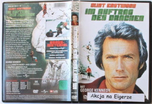 Zdjęcie oferty: AKCJA NA EIGERZE  C. Eastwood  napisy PL