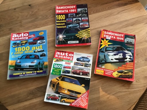 Zdjęcie oferty: Samochody świata auto katalog lata 90’