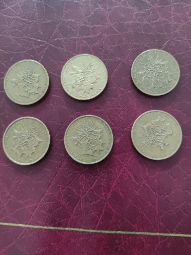 Zdjęcie oferty: Francja 10 franków 1975,76,79,80,84,87