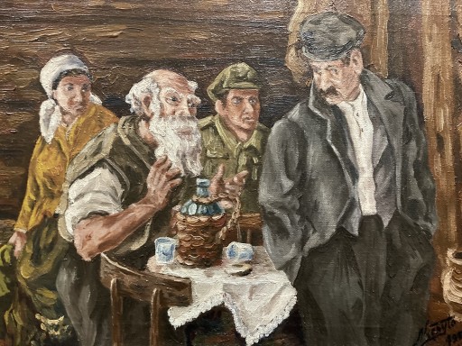 Zdjęcie oferty: Socrealizm , olej na płótnie , Niesyto