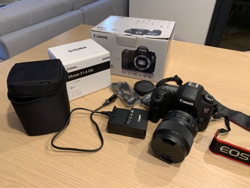 Zdjęcie oferty: Aparat canon EOS 6D z obiektywem SIGMA A 35 MM 