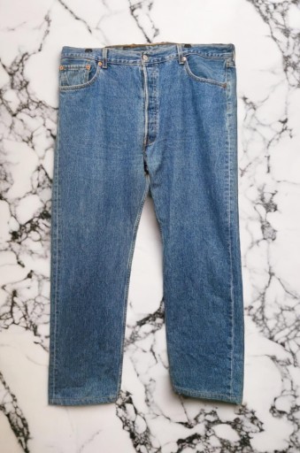 Zdjęcie oferty: Spodnie jeans Levi's XL XXL błękitne 501 w 40 L 34