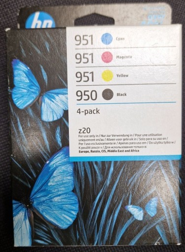 Zdjęcie oferty: 4pack HP 950/951 CMYK 6ZC65AE nowy kmpl. Oryginał