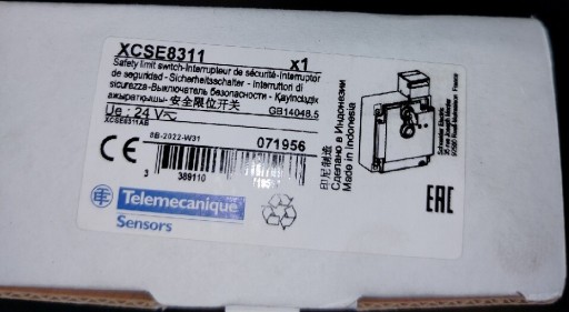Zdjęcie oferty: Wyłącznik krańcowy bezpieczeństwa XCSE8311 SCHNEIDER NOWY