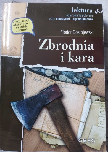 Zdjęcie oferty: Zbrodnia i kara lektura z opracowaniem 