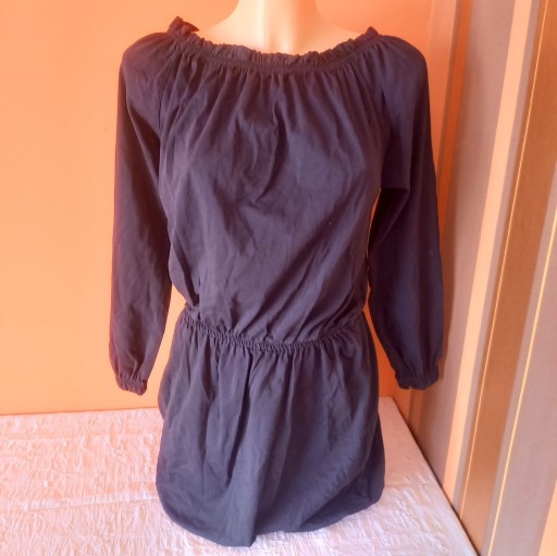 Zdjęcie oferty: czarna sukienka długi rękaw  