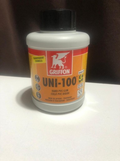 Zdjęcie oferty: KLEJ DO PVC-U 500ML GRIFFON UNI-100