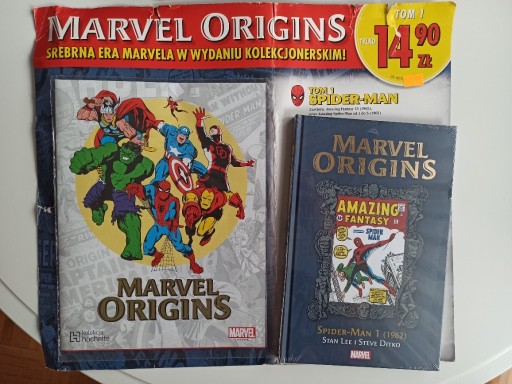 Zdjęcie oferty: Marvel Origins kolekcja tom 1-5