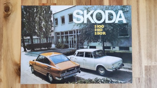 Zdjęcie oferty: Prospekt reklamowy, broszura Skoda S100/S110/S110R