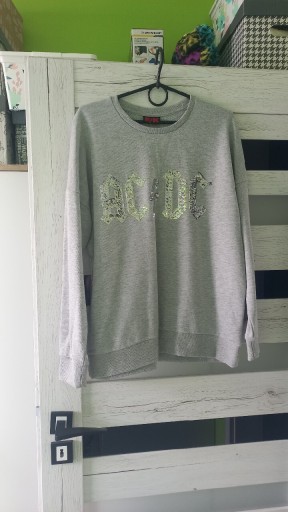 Zdjęcie oferty: Bluza sweterek szary AC DC nowy F&F rozmiar 40