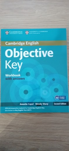 Zdjęcie oferty: Objective Key Workbook with Answers 