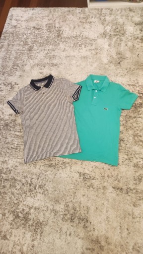 Zdjęcie oferty: Koszulki polo polówki Lacoste i Tom Tailor roz S