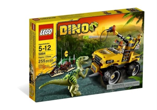 Zdjęcie oferty: Lego 5884 Dino Pościg raptora 5-12 bdb