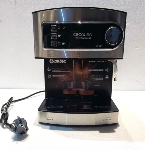 Zdjęcie oferty: Kolbowy ekspres ciśnieniowy Cecotec Power Espresso 20 850 W srebrny/szary