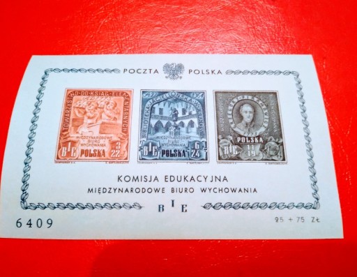 Zdjęcie oferty: Blok 1946r. KOMISJA EDUKACYJNA