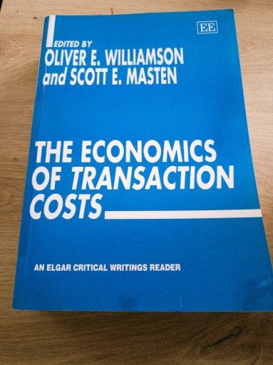 Zdjęcie oferty: The Economics of Transaction Costs - Williamson