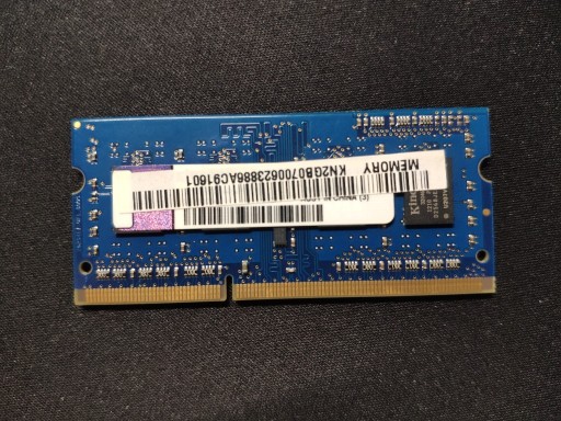 Zdjęcie oferty: Pamięć RAM SODIMM DDR3 2GB KINGSTON