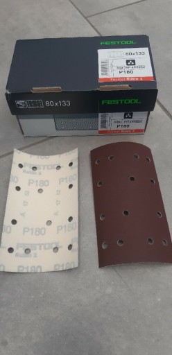 Zdjęcie oferty: FESTOOL arkusze ścierne P180 80x133