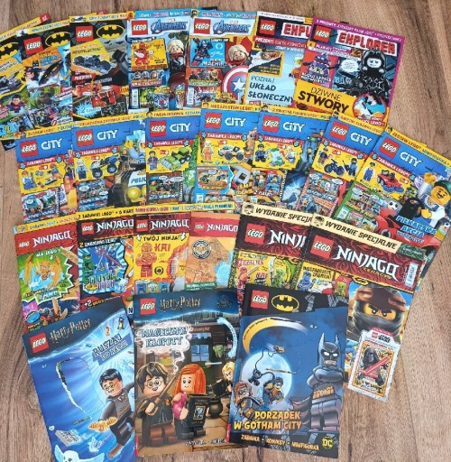 Zdjęcie oferty: Zestaw gazetek lego city Avengers Batman Ninjago