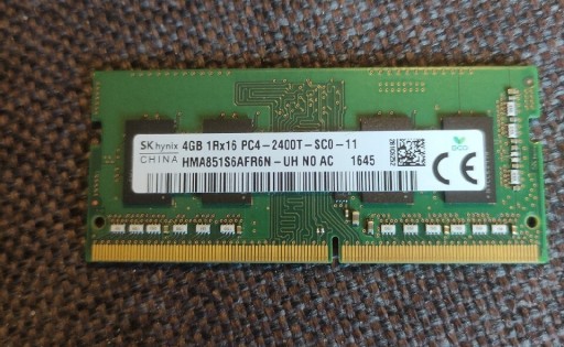 Zdjęcie oferty: Pamięć RAM SODIMM 4GB