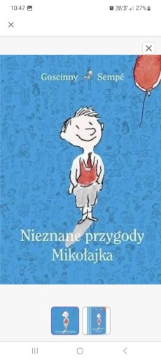 Zdjęcie oferty: Nieznane przygody Mikołajka