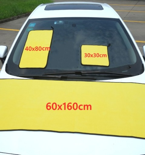 Zdjęcie oferty: 40x80cm Premium Thick Plush Microfiber Towel Car