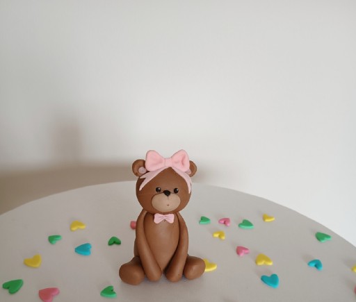 Zdjęcie oferty: Miś na tort cukrowy dekoracje roczek