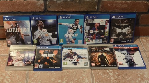 Zdjęcie oferty: Duży zestaw gier na PS4 i PS3 - Hity! Sprzedam tanio