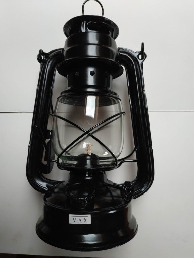Zdjęcie oferty: Lampa naftowa 24 cm czarna