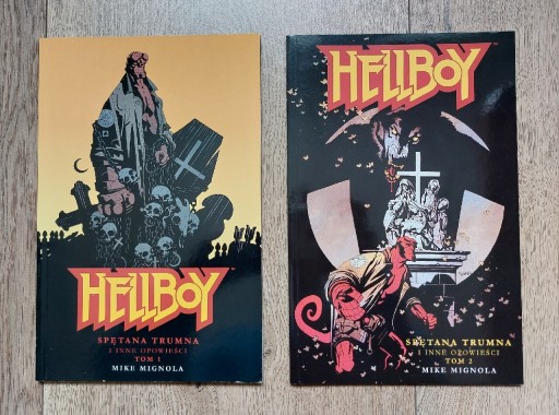Zdjęcie oferty: Hellboy - Spętana trumna, tom 1 i 2 M. Mignola