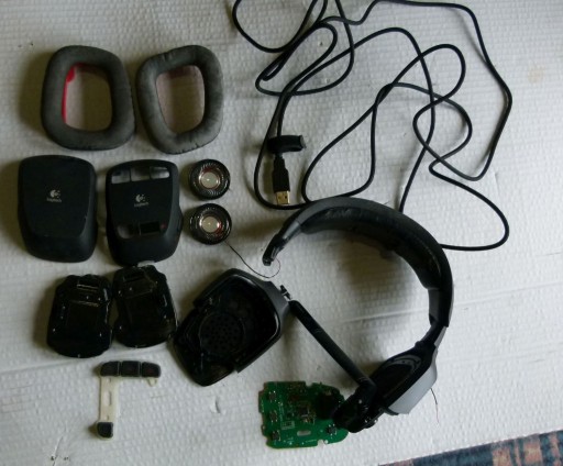 Zdjęcie oferty: Słuchawki Logitech G35 przewodowe części