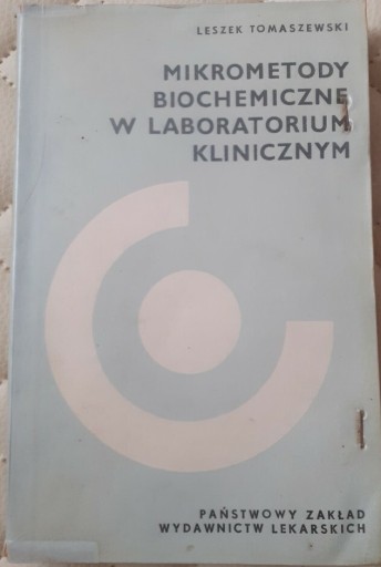 Zdjęcie oferty: Mikrometody biochemiczne L.Tomaszewski