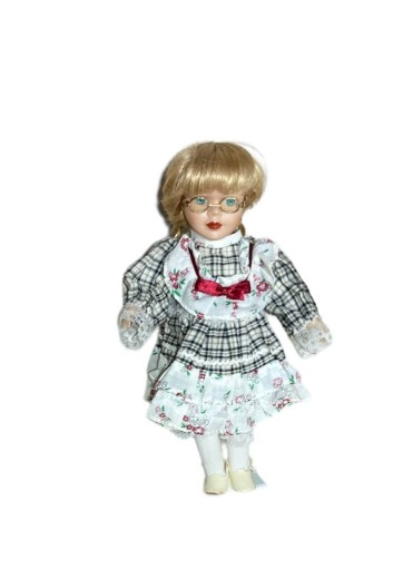 Zdjęcie oferty: Porcelanowa lalka z stojakiem