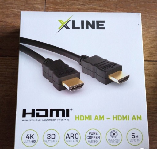Zdjęcie oferty: Kabel HDMI AM-HDMI AM 4K UltraHD 5M Götze & Jensen